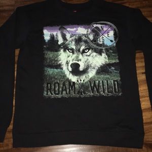 Roam Wild Wolf Sweater